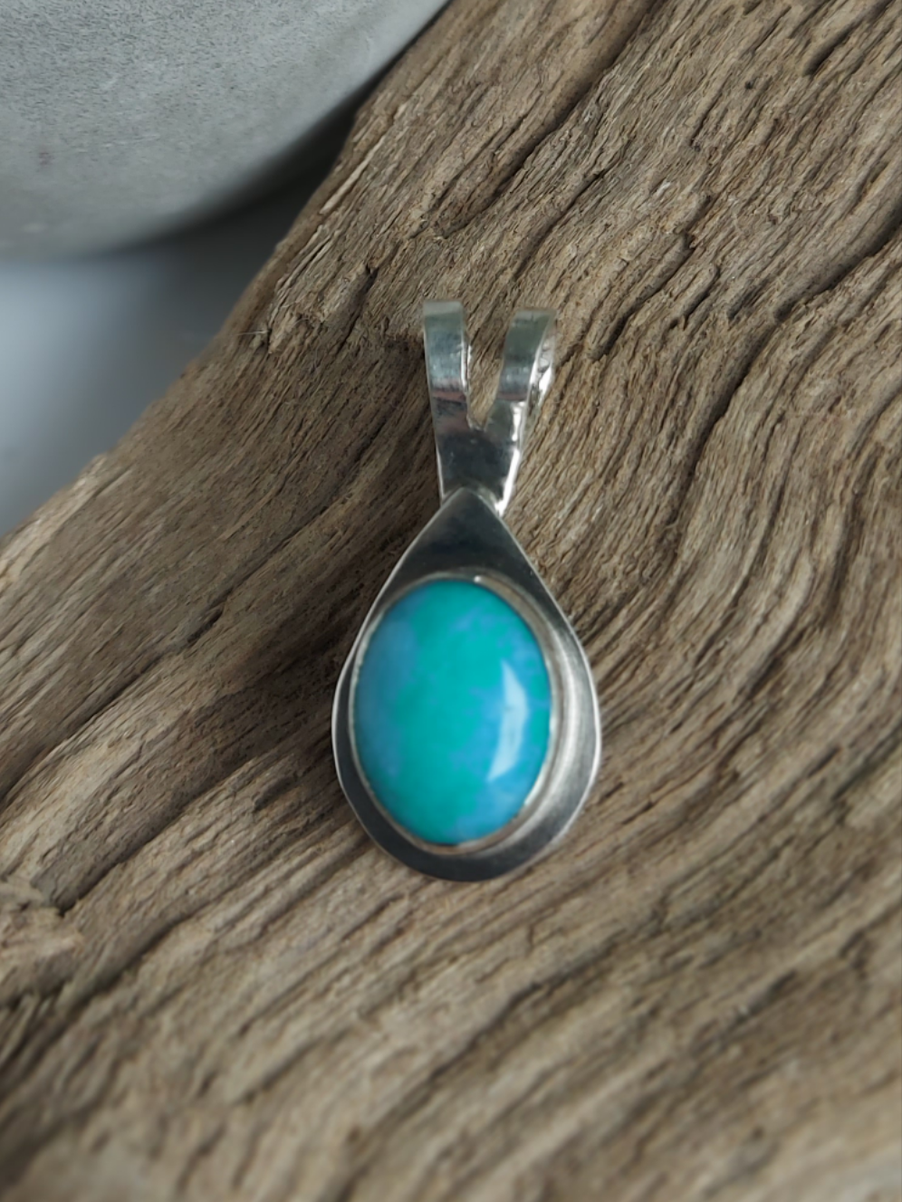 Amazonite mini "Petal" Pendant