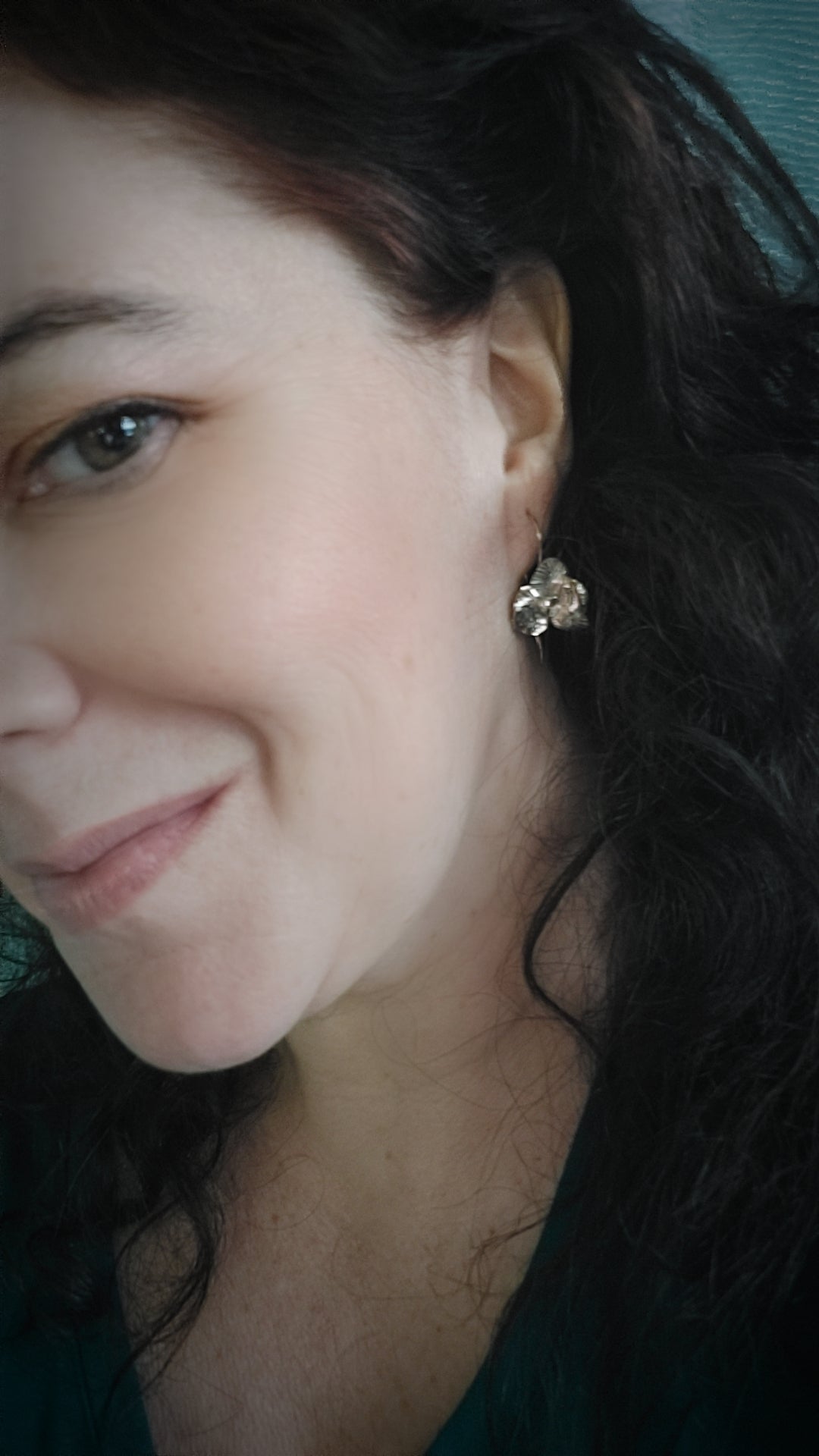 Orchid earrings