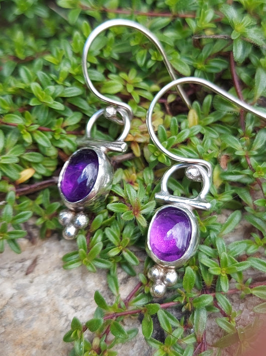 Everyday Elegance Amethyst Earrings