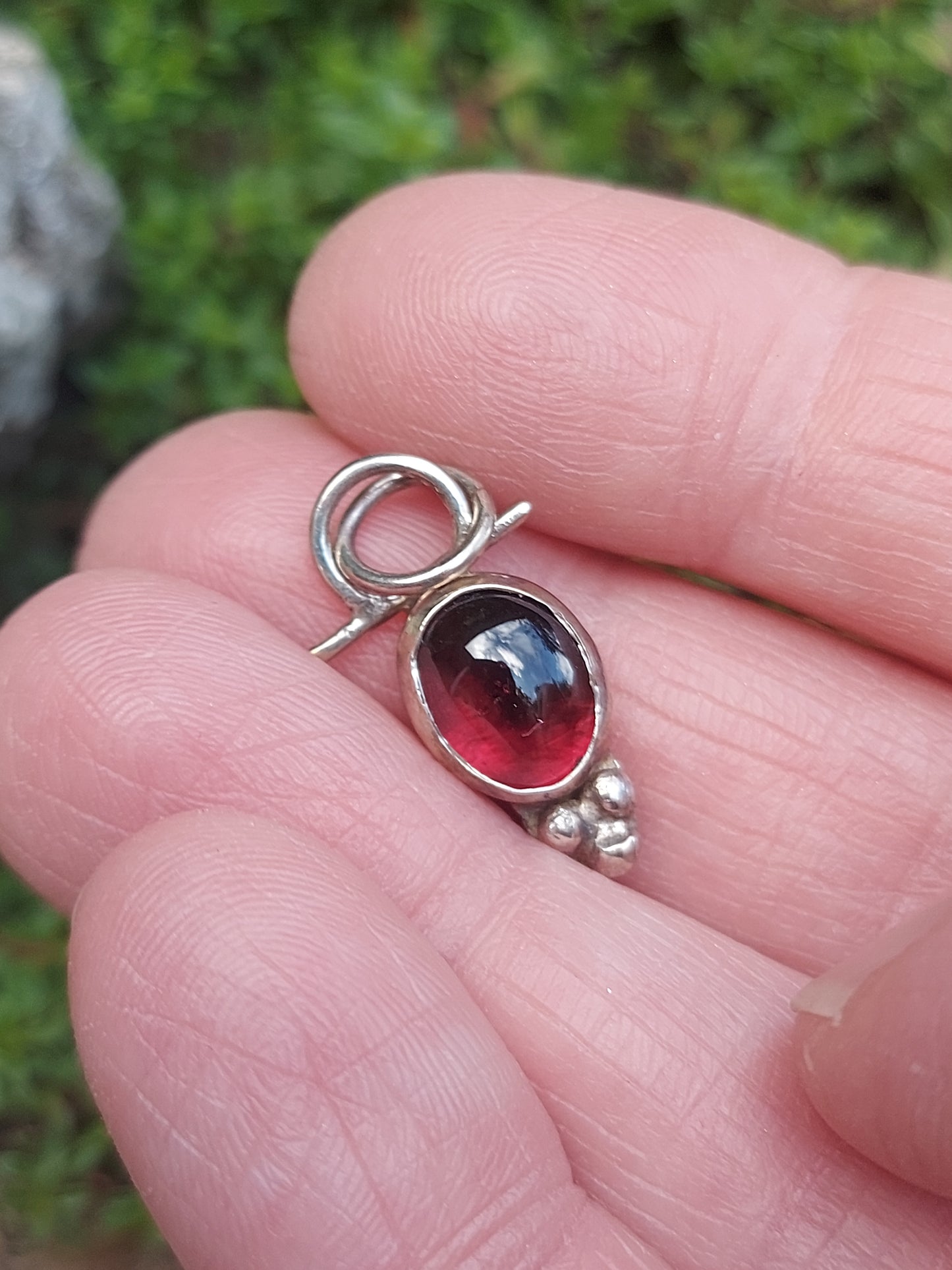 Everyday Elegance Collection Mini garnet pendant