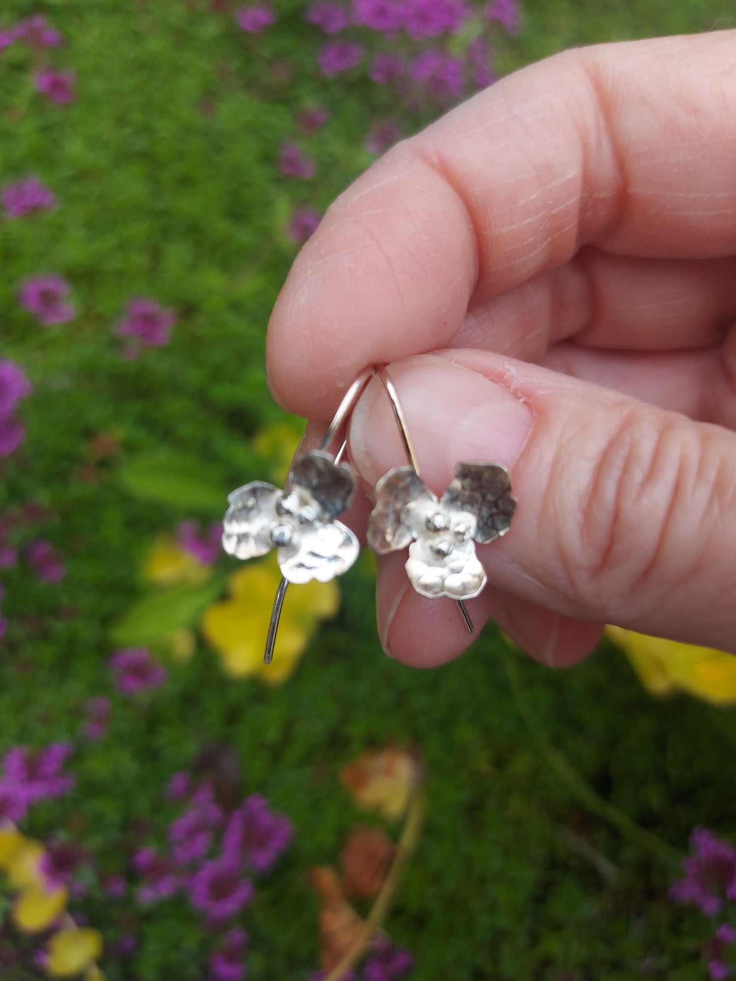 Hydrangea Blossom earings