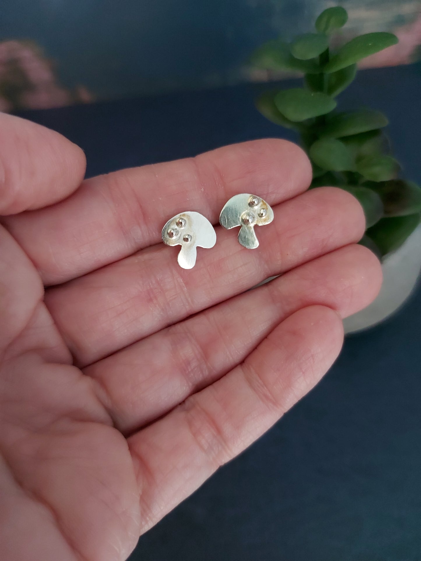 Mushroom earrings