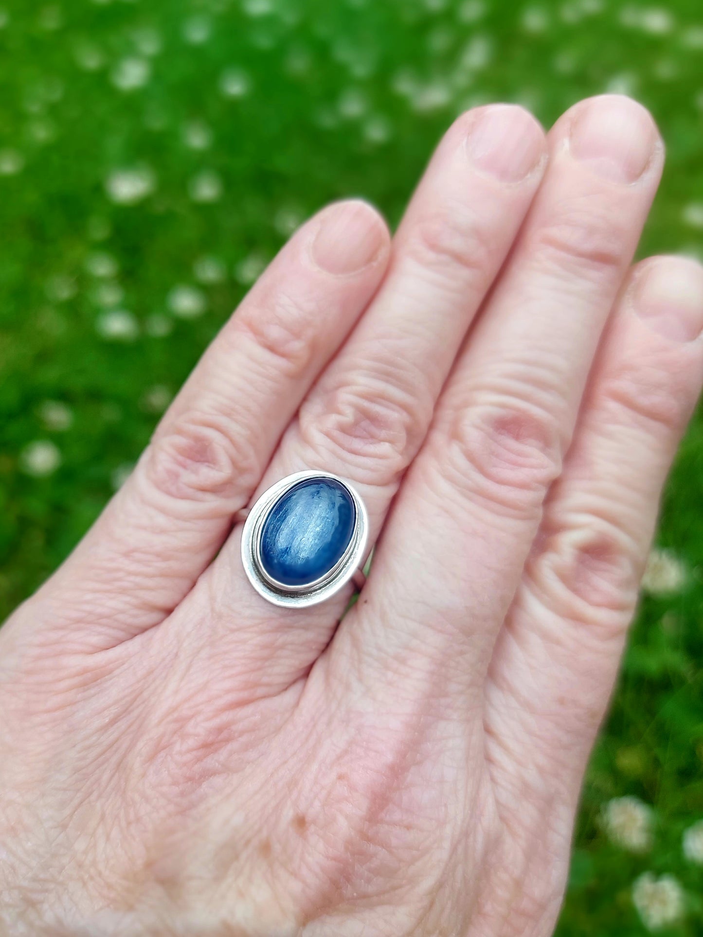 Kyanite Crystal Ring