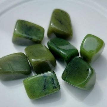 tumbled jade gemstone