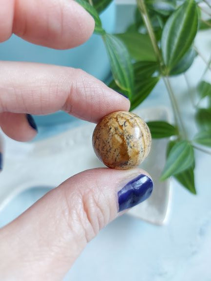 sand picture jasper 3/4 inch(20mm )sphere