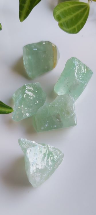 Green calcite