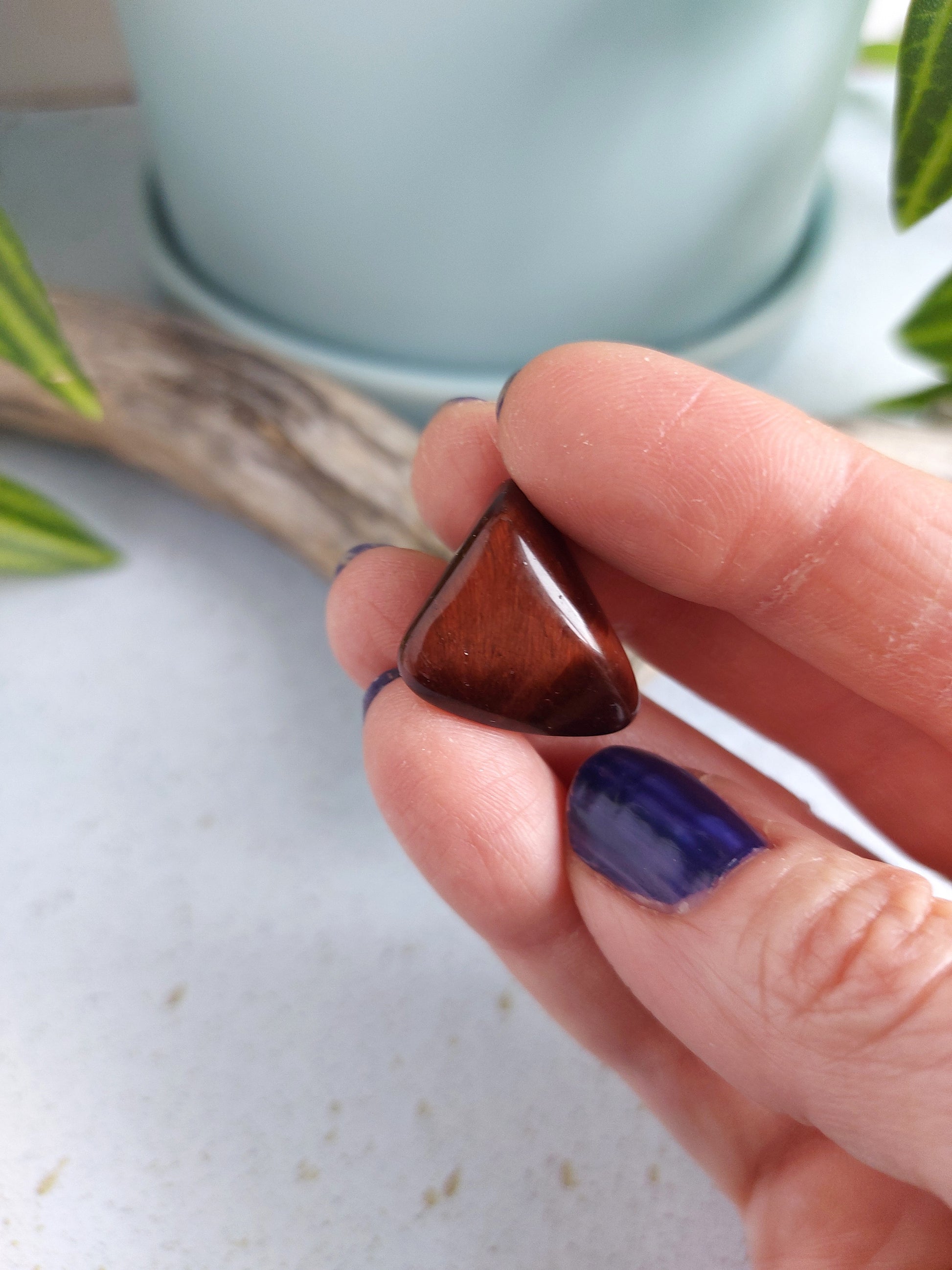 red tiger eye gemstone