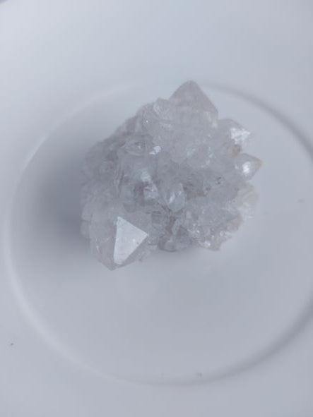 clear spirit quartz crystal cluster medium