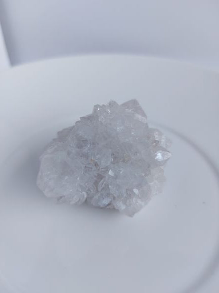 clear spirit quartz crystal cluster medium