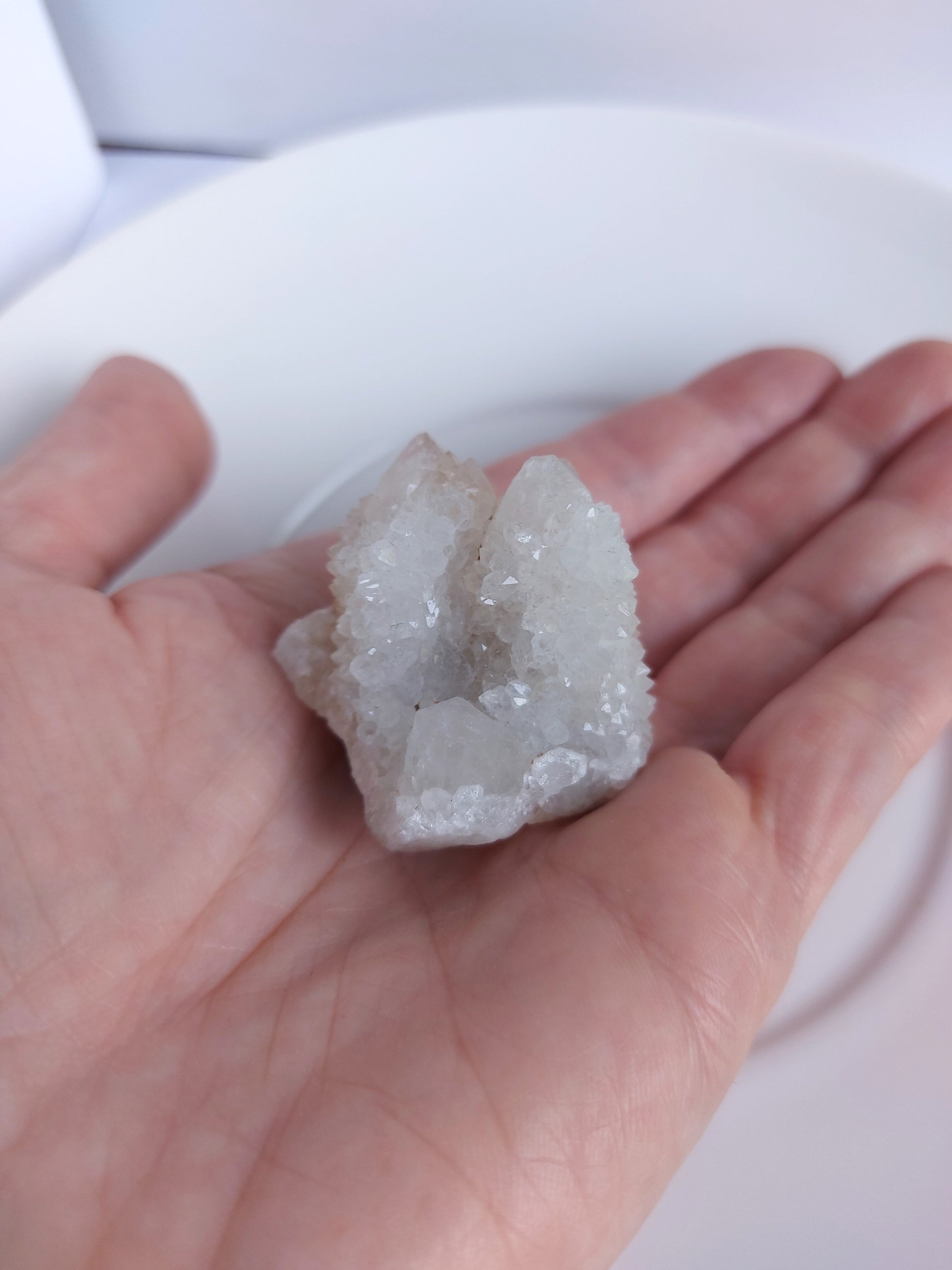 clear spirit quartz mini cluster