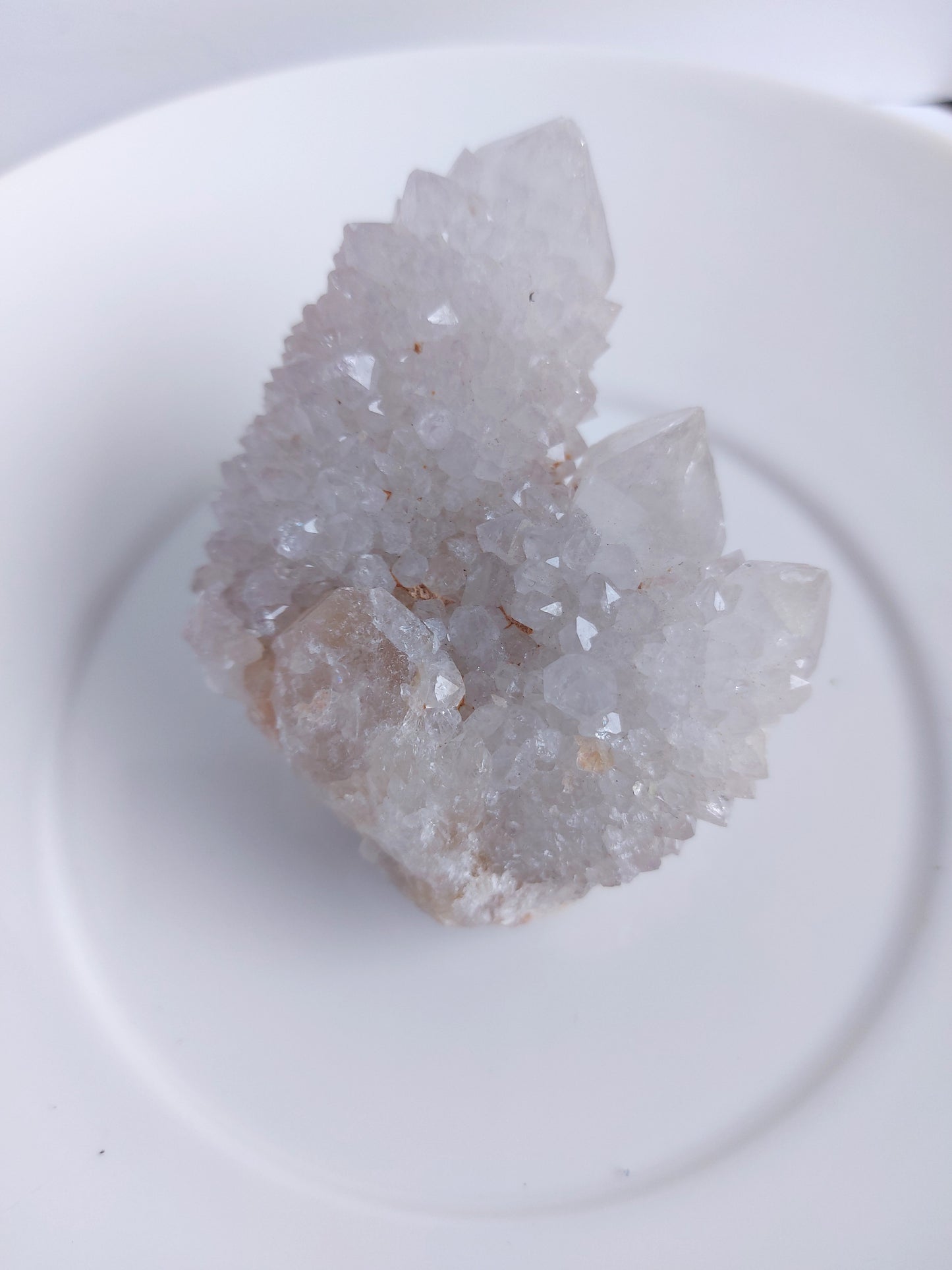 Spirit quartz clear quartz crystal cluster