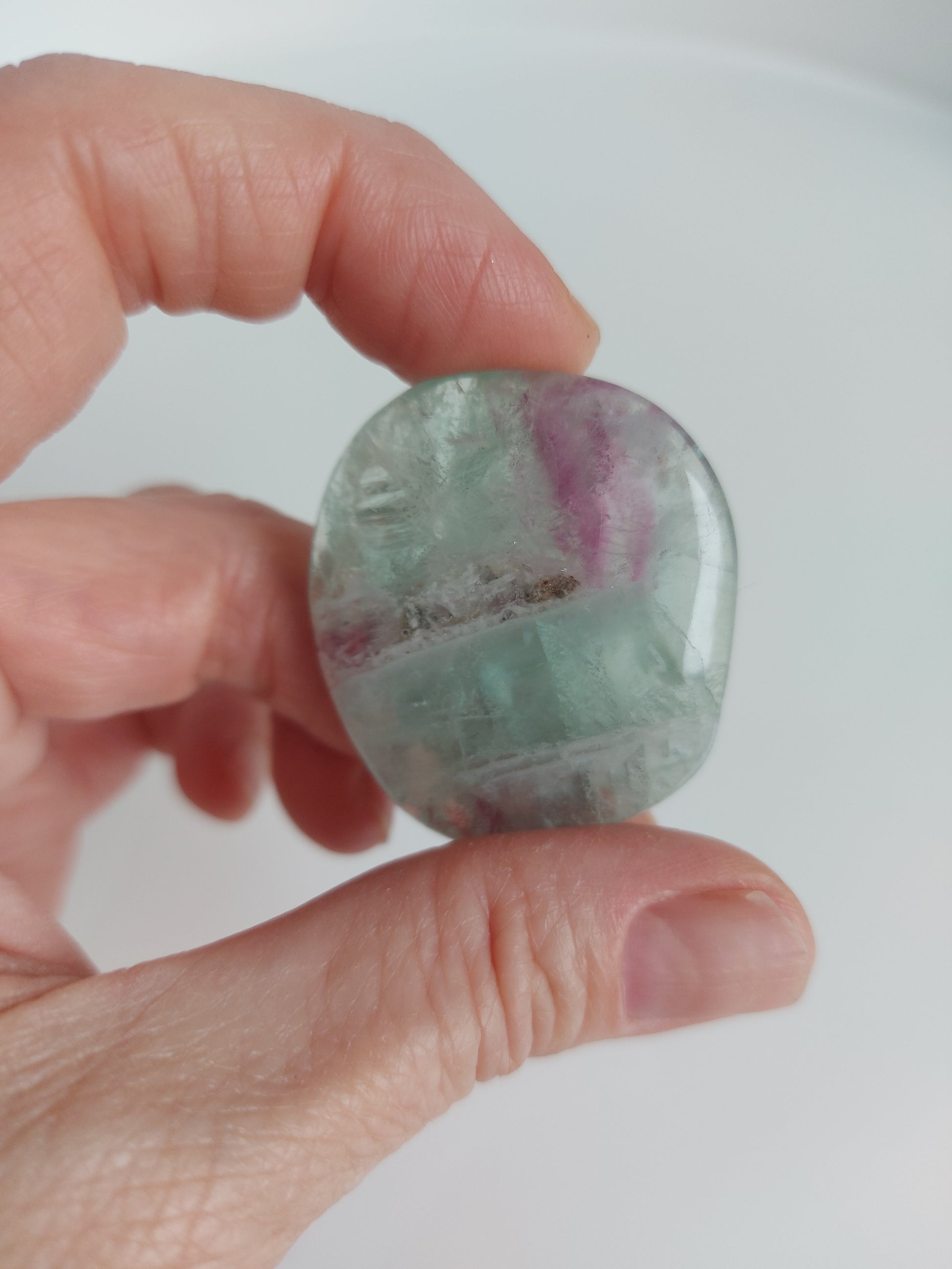 rainbow fluorite crystal