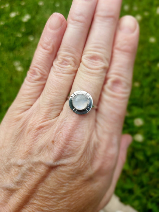 Moonstone ring