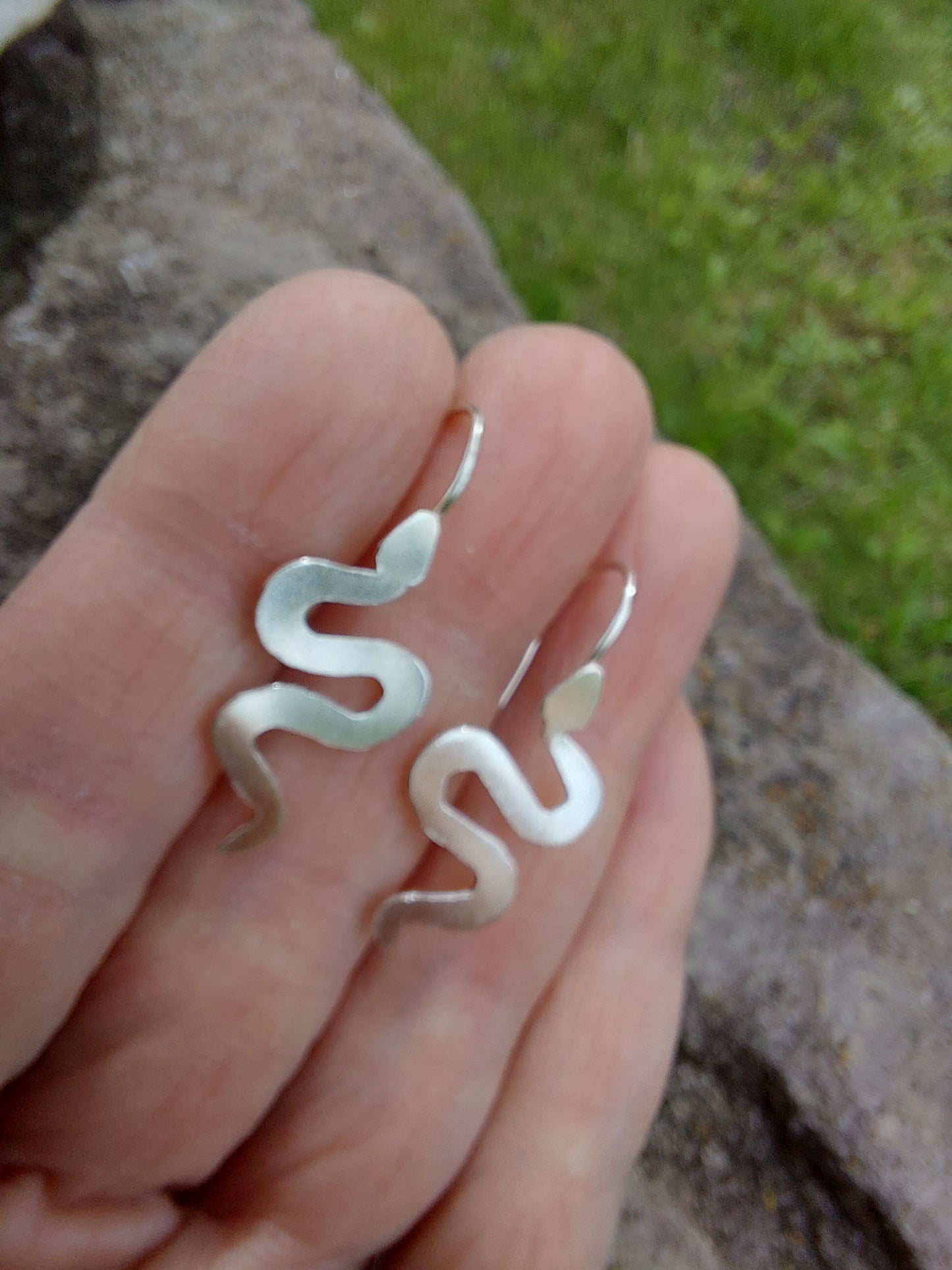 Snake earrings