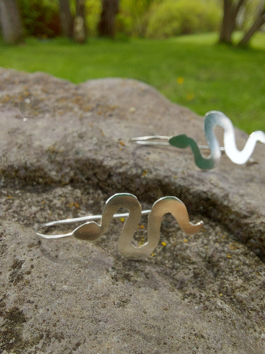 Snake earrings