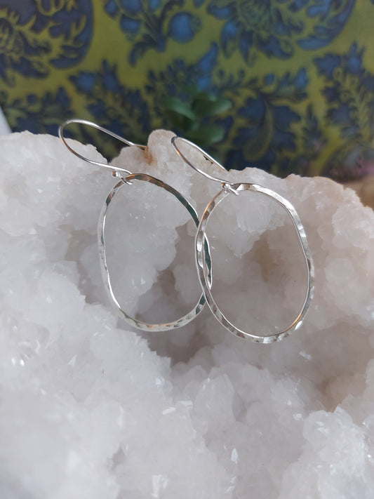 Every Day Elegance Silver hoops