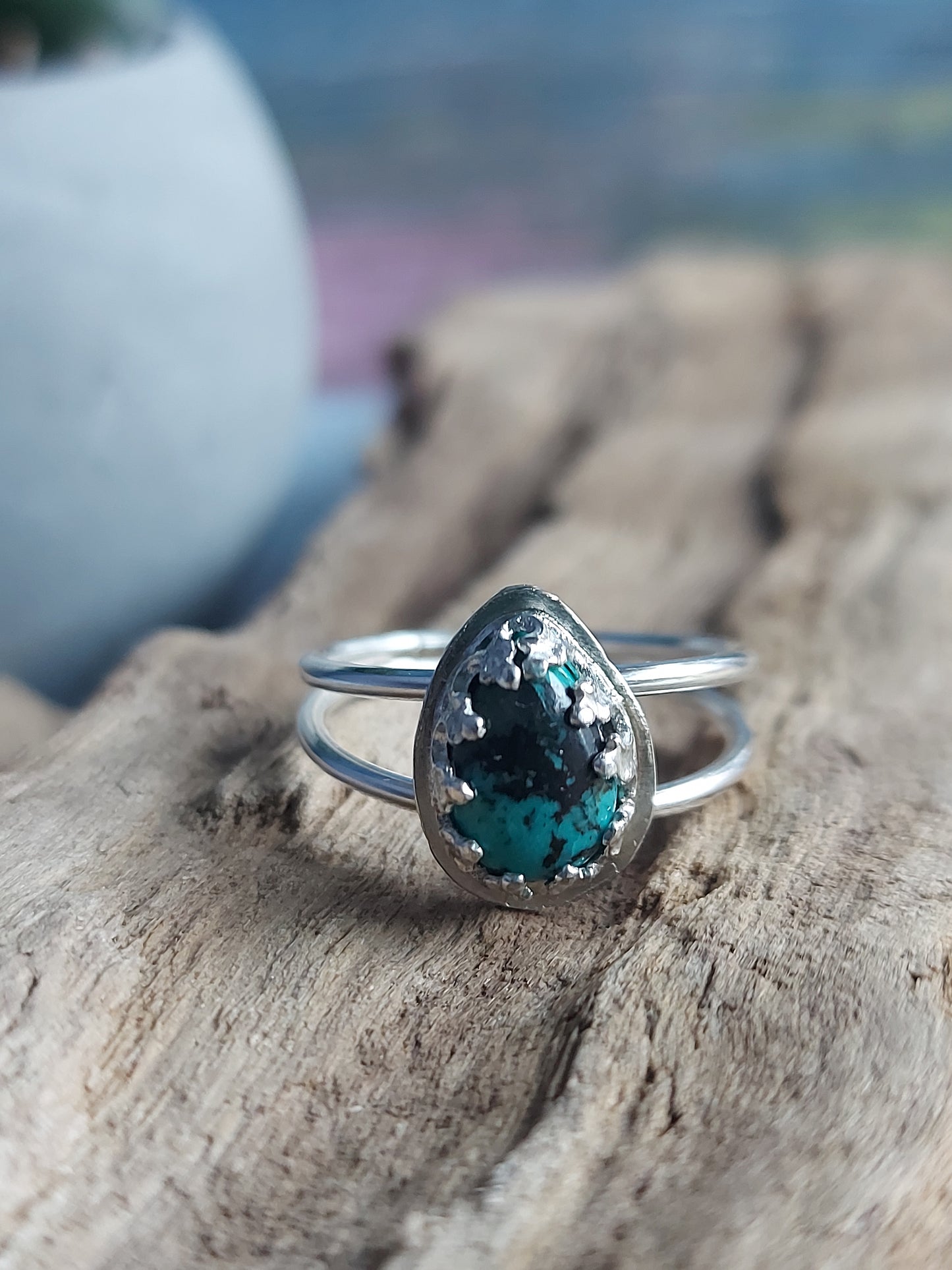 turquoise sterling silver women's ring