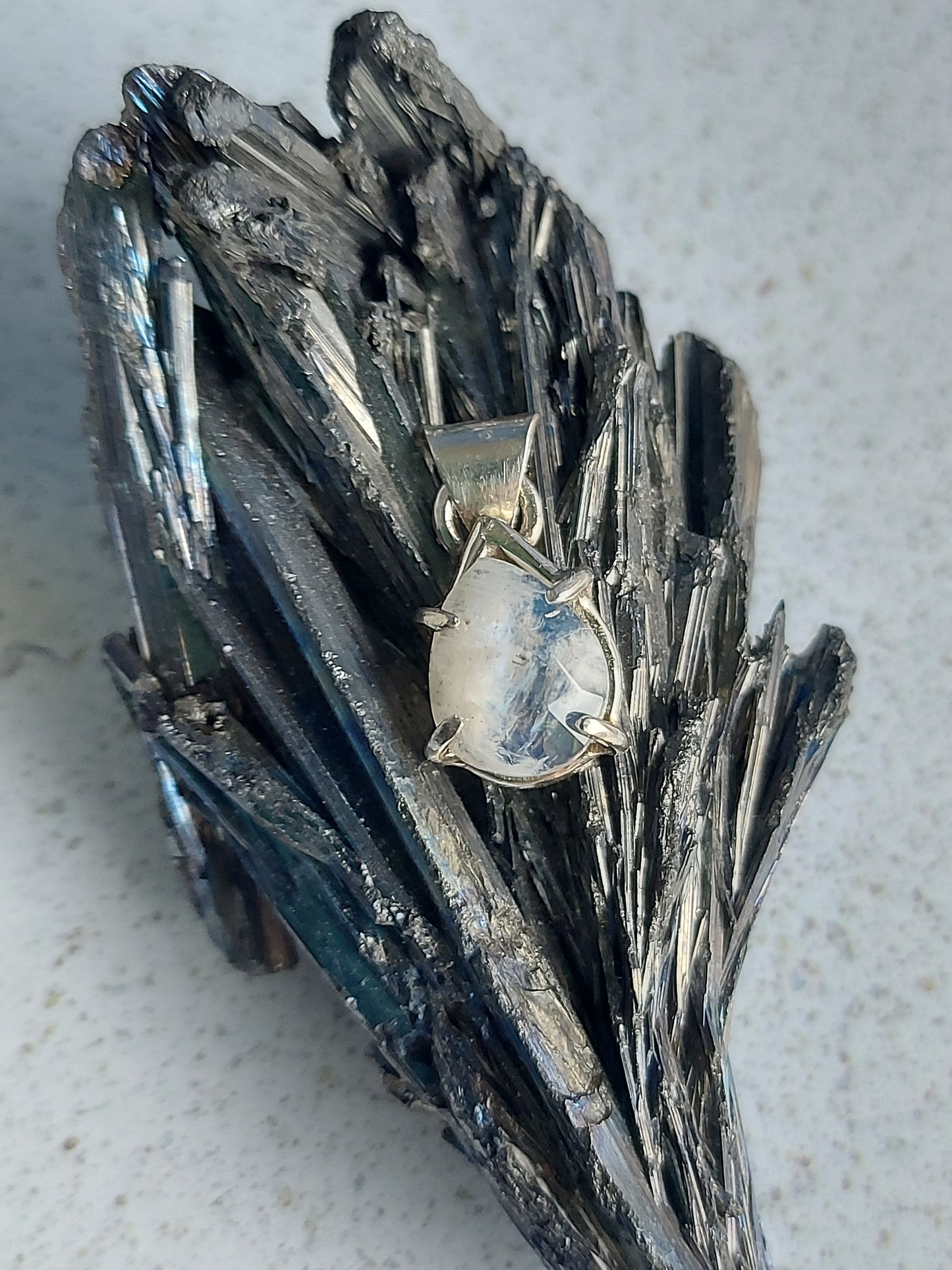 moonstone teardrop mini gem