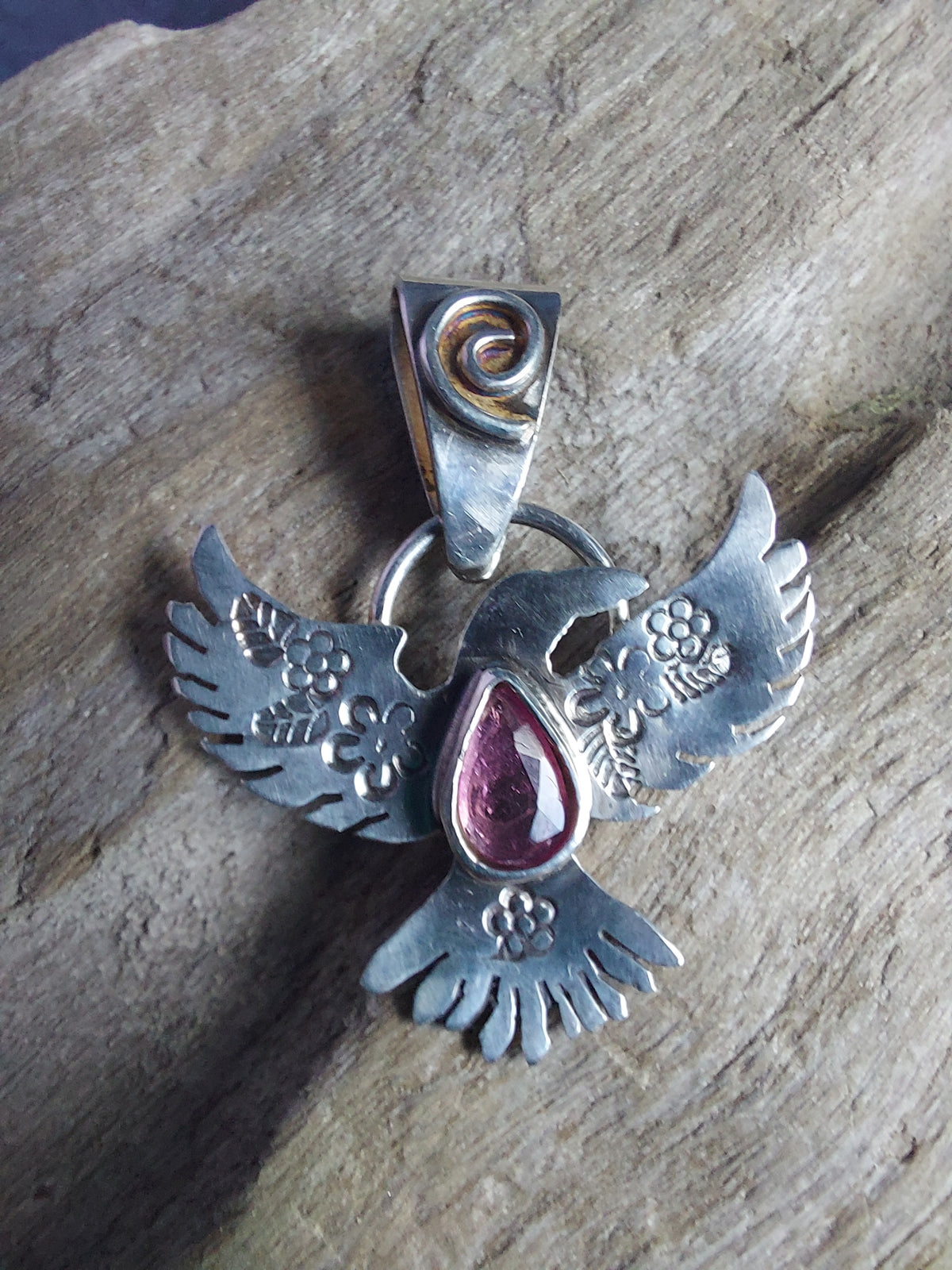Raven Spirit Animal Pendant
