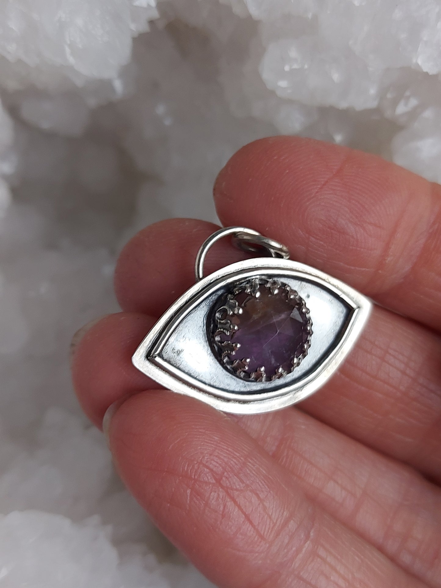 Eye of Protection in Fluorite