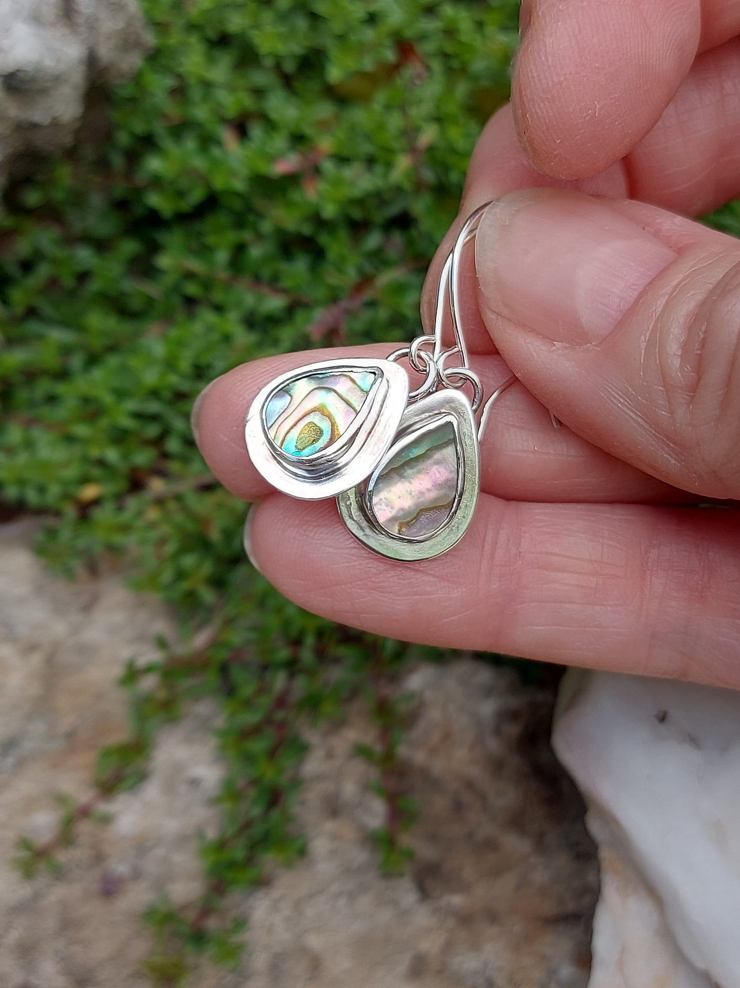 Abalone Dangle earrings