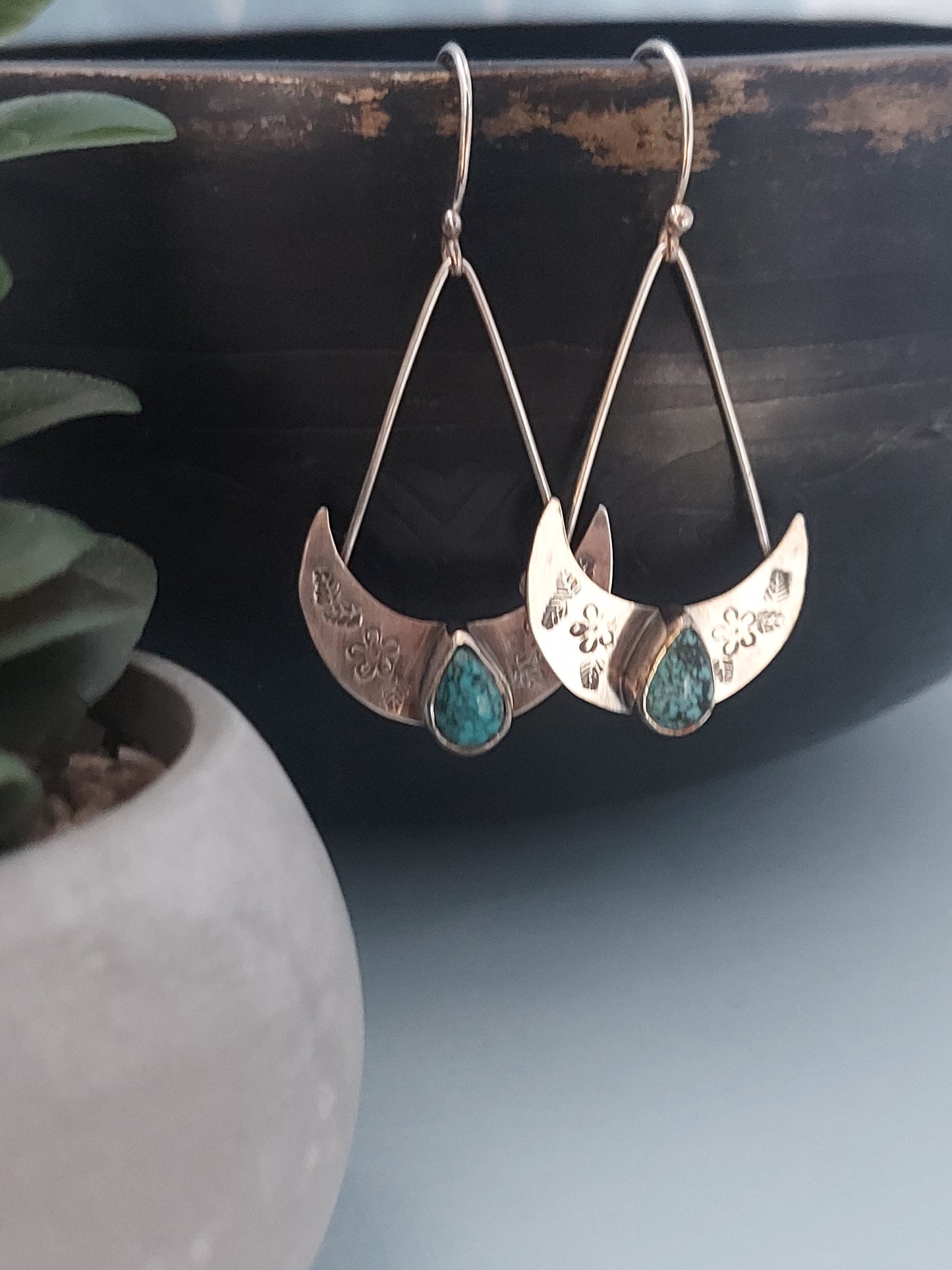 Turquoise Boho Earrings