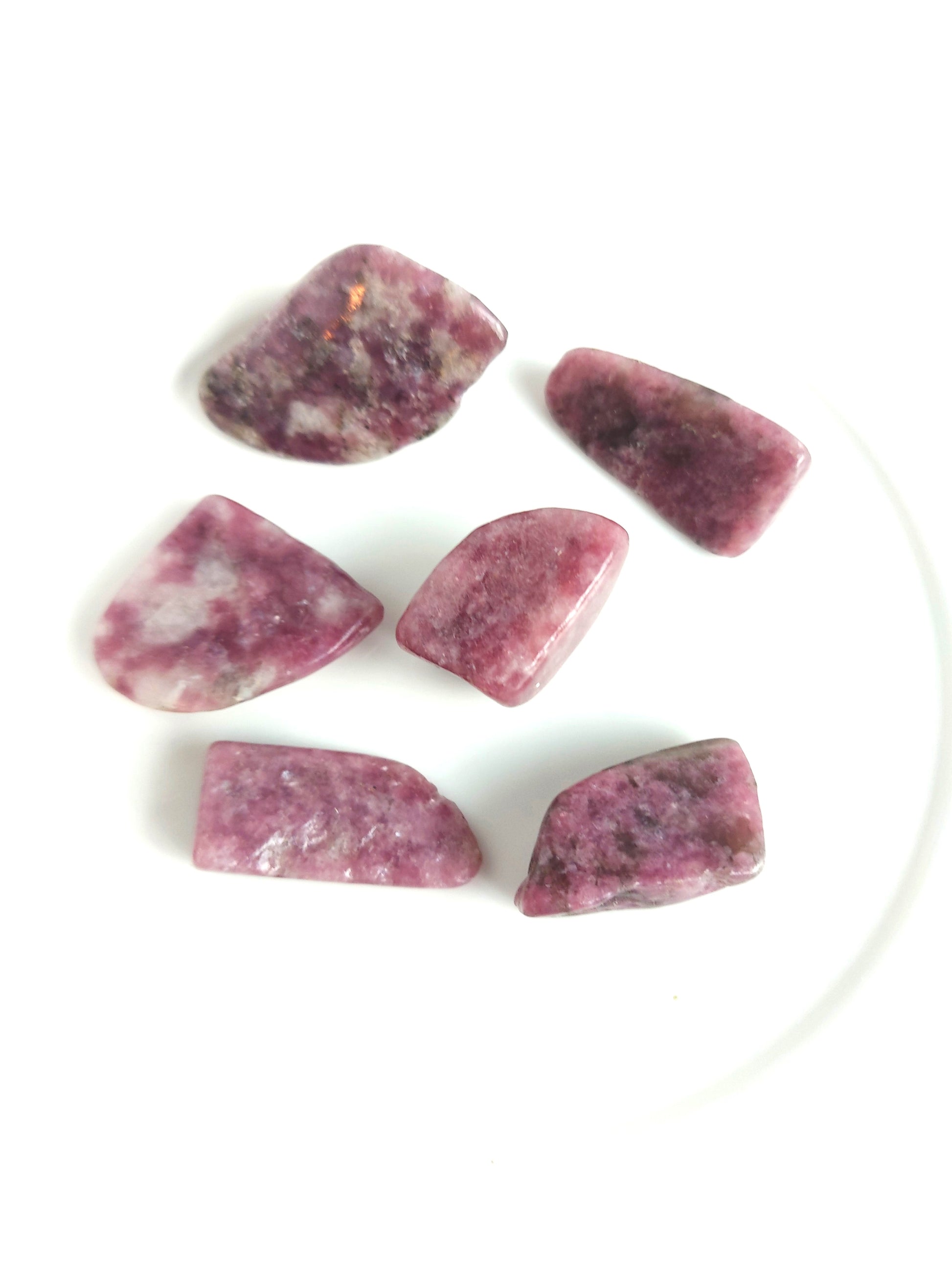 lepidolite tumbled crystal