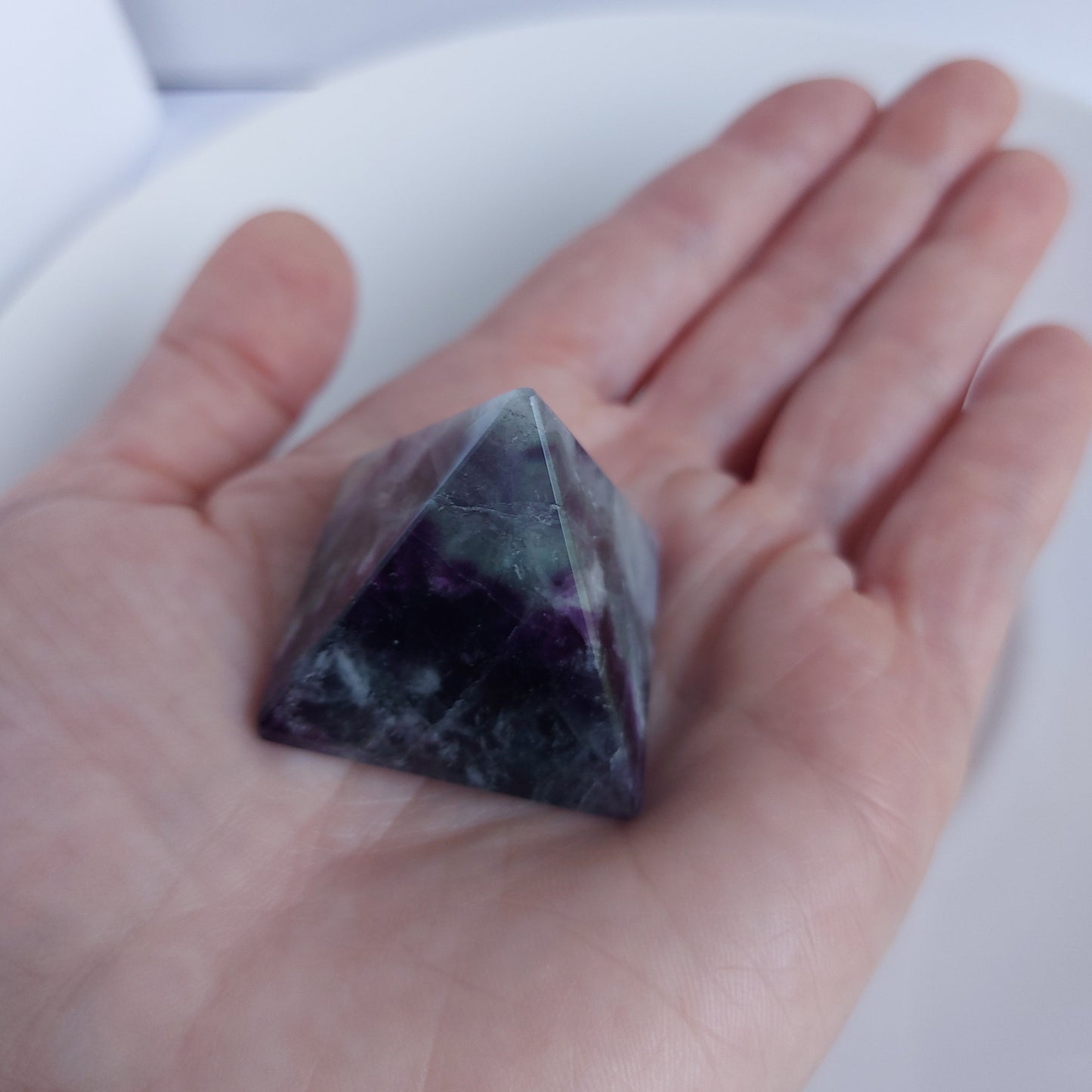 fluorite pyramid